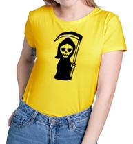 Camisa Feminina Baby Look Halloween Ghostface Dia Das Bruxas