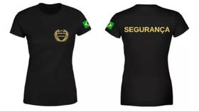 Camisa Feminina Baby Look Segurança Privada 100% Algodão Camisa Feminina Baby Look Segurança Privada 100% Algodão