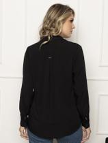 Camisa Feminina Básica Blogueira Mangas Longa Camisa Feminina Básica Blogueira Mangas Longa