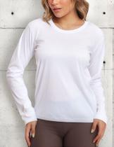 Camisa Feminina Camiseta Térmica Proteção Solar Uv Dry Fit