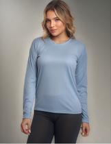 Camisa Feminina Camiseta Térmica Proteção Solar Uv Dry Fit