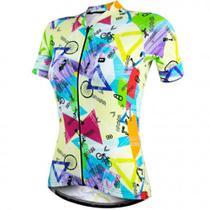 Camisa Feminina Ciclismo Funny Colorfull Ride Marcio May