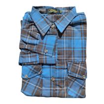 Camisa Feminina De Flanela Xadrez Manga Longa