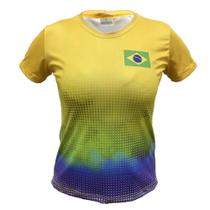 Camisa Feminina Especial da Copa Verde e Amarela - Raju P