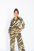 Camisa Feminina Estampa Rajada Exclusiva Luxo