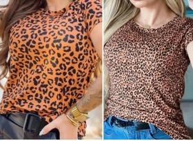 Camisa feminina estampada Camisa feminina estampada