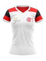Camisa Feminina Flamengo Zico Retro Mundial 1981 Oficial Camisa Feminina Flamengo Zico Retro Mundial 1981 Oficial