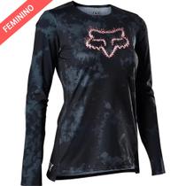 Camisa Feminina Fox Bike Flexair Ls - Edição Tahnée Seagrave Camisa Feminina Fox Bike Flexair Ls - Edição Tahnée Seagrave