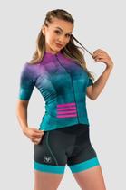 Camisa Feminina Free Force Basic Mauve - Roxo/Verde Camisa Feminina Free Force Basic Mauve - Roxo/Verde