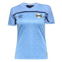 Camisa Feminina Grêmio III Azul 2020 Retrô