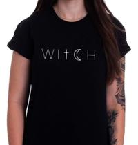 Camisa Feminina Halloween Bruxa Witch - Baby Look 100% Algodão