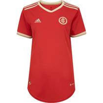 Camisa Feminina Internacional Vermelho 2022 Camisa Feminina Internacional Vermelho 2022