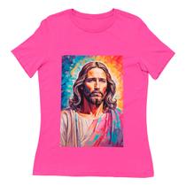 Camisa Feminina Jesus Multicolors