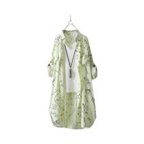Camisa Feminina Leve De Manga Longa Para O Verão, Blusa Solta Com Botões E Estampa De Letras Camisa Feminina Leve De Manga Longa Para O Verão, Blusa Solta Com Botões E Estampa De Letras