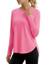 Camisa feminina MAGCOMSEN SPF 50+, manga comprida, rosada, vermelha, tamanho L Camisa feminina MAGCOMSEN SPF 50+, manga comprida, rosada, vermelha, tamanho L