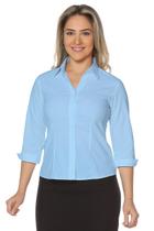 Camisa feminina manga 3/4 em grafil