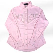 Camisa Feminina Manga Longa Com Strass Bordado Miss Country Camisa Feminina Manga Longa Com Strass Bordado Miss Country
