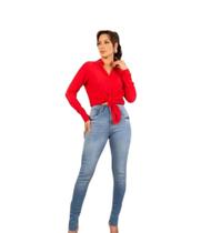 Camisa Feminina Manga Longa Duplo Sentido Camisa Feminina Manga Longa Duplo Sentido