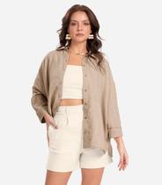 Camisa Feminina Manga Longa Endless Marrom