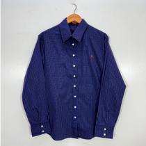 Camisa Feminina Manga Longa Xadrez Plus Size