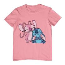 Camisa Feminina Masculina Estampa Stitch Casal Camisa Feminina Masculina Estampa Stitch Casal