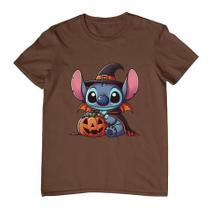 Camisa Feminina Masculina Estampa Stitch Halloween Bruxo Camisa Feminina Masculina Estampa Stitch Halloween Bruxo