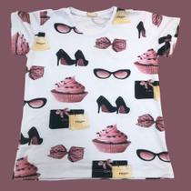 Camisa Feminina - Menina - Tamanho M - Ecopluma