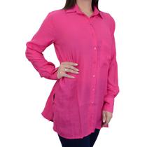 Camisa Feminina Milani ML Chemise Maya Rosa - 228