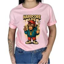Camisa Feminina Moda StreetWear Monkey Personalizada Cores Variadas