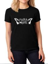 Camisa Feminina Paramore Banda Rock Show - Baby Look 100% Algodão Camisa Feminina Paramore Banda Rock Show - Baby Look 100% Algodão