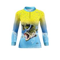 Camisa Feminina Pesca Proteção Uv50 Pescaria Esportiva