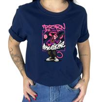 Camisa Feminina Pink Panther Cores Variadas Elegante Chique Otimo Caimento