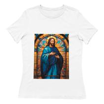 Camisa Feminina Premium Jesus Arte Gótica