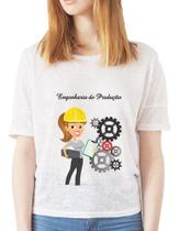 Camisa Feminina Profissão Engenharia De Produção