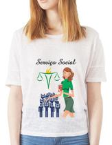 Camisa Feminina Profissão Serviço Social