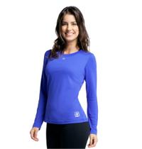 Camisa Feminina Proteção Solar UV Esportiva Segunda Pele Praia Trilha Corrida Ciclismo Kanxa