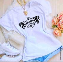 Camisa Feminina Rbd Rebelde Show Logo Preto Baby Look