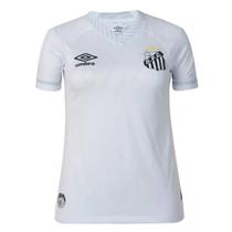 Camisa Feminina Santos Branca 2025 Uniforme 1 Torcedor Umbro Original