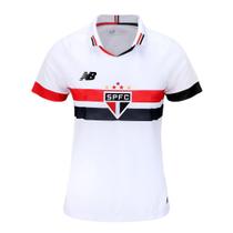 Camisa Feminina São Paulo I 2024 New Balance Branca Original