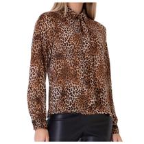 Camisa Feminina Seiki ML Onça Marrom - 720522