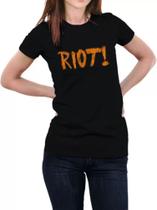 Camisa Feminina Show Paramore Banda Rock Fall Tour Riot 7 - Baby Look Camisa Feminina Show Paramore Banda Rock Fall Tour Riot 7 - Baby Look