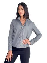 Camisa Feminina Social Secretaria Manga Longa Sku:cfm10 Camisa Feminina Social Secretaria Manga Longa Sku:cfm10