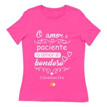 Camisa Feminina Standard 1 Coríntios 13:4 - O Amor é Bondoso