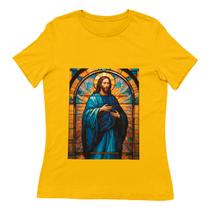 Camisa Feminina Standard Jesus Arte Gótica