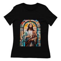 Camisa Feminina Standard Vitral de Jesus