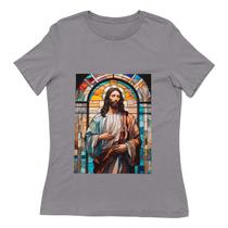 Camisa Feminina Standard Vitral de Jesus