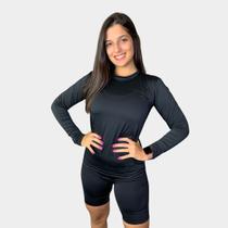 Camisa Feminina Térmica Proteção Uv Camiseta Manga Longa