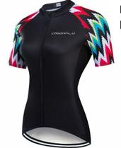 Camisa Feminina UV para ciclistas - Coolmax