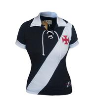 Camisa Feminina Vasco Cordinha Retrô Oficial