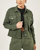 Camisa Feminina Verde Militar - Dicollani DC 10552C1